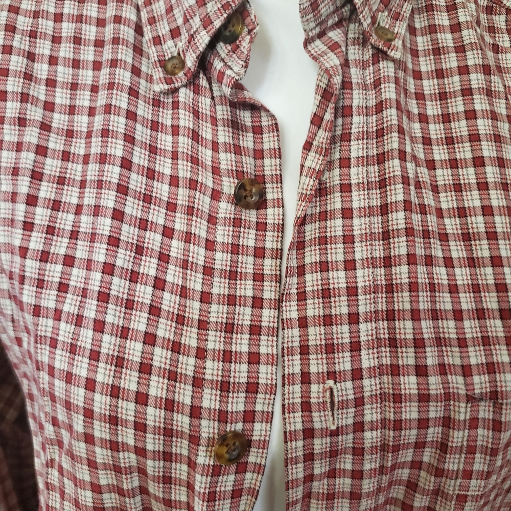 Woolrich medium long sleeve button down shirt. - Picture 3 of 8